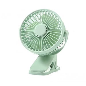 Quạt sạc kẹp bàn giao màu ngẫu nhiên - 01F mini tích điện pin sạc siêu bền dung lượng pin 1800mAh quạt liên tục 3-5 tiếng với 3 tốc độ gió