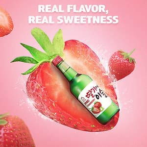 Rượu Soju Jinro Strawbery 13% 360ml