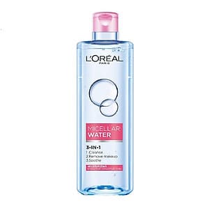 Nước tẩy trang L'Oreal Paris 3-in-1 Micellar Water 400ml