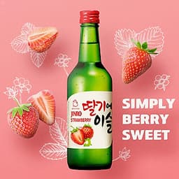 Rượu Soju Jinro Strawbery 13% 360ml