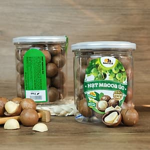 Hạt Macca Úc nứt vỏ Smile Nuts (215g - 500g) | 100% nhập khẩu từ Úc, giòn béo, thơm ngon