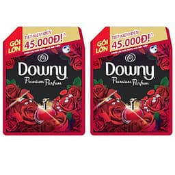 Combo 2 Túi Nước Xả Vải Downy Đam Mê (2.3L/Túi) - Công nghệ nước hoa mới - Lưu hương bền lâu