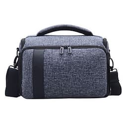 Túi đựng máy ảnh DSLR Canon, Nikon, Sony (Xám)