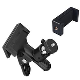 Kẹp điện thoại đa năng vào thân tripod / giá đỡ 3 chân, hoặc vào bàn ghế, cửa kính hỗ trợ livestream, chụp ảnh, quay video nhiều máy
