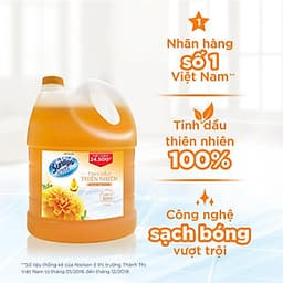 Nước Lau Sàn Sunlight Tinh Dầu Thiên Nhiên - Hương Thiên Thảo 3.8kg
