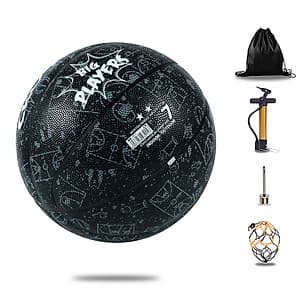 Banh Bóng Rổ Da Big Playes - Số 7 - Tặng Bơm + Balo rút + Kim bơm + Túi lưới