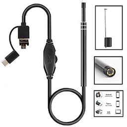 Dụng Cụ Lấy Ráy Tai Thông Minh, Camera Nội Soi Lấy Ráy Tai INTELLHAWK - HÀNG CHÍNH HÃNG, Kèm Bộ Đầu Lấy Ráy Tai, Soi Tai Mũi Họng Chuyên Nghiệp
