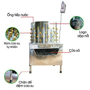 Máy Nhổ Lông Gà Vịt NEWSUN 55 - Hàng Chính Hãng