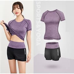 Bộ Đồ Tập Gym Nữ Trẻ Trung 2 Món - Set Quần Áo Tập GYM YOGA Nữ