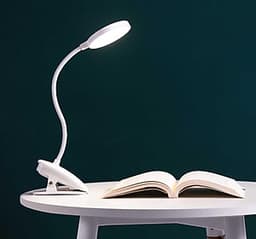Đèn bàn chống cận thương hiệu Smiling Shark không dây, sạc USB, thân đèn linh hoạt 360 độ, có thể kẹp vào bàn hay giá sách, bảo vệ mắt khi học bài, đọc sách, làm việc máy tính kéo dài - hàng chính hãng