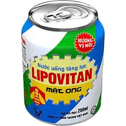 Nước uống tăng lực Lipovitan thùng thường 24 lon (24 x 250ml)