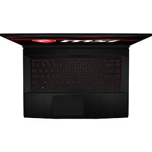 Laptop MSI GF63 Thin 9SCXR-075VN (Core i5-9300H/ 8GB DDR4 2666MHz/ 512GB SSD M.2 PCIE/ GTX 1650 4GB GDDR6/ 15.6 FHD IPS/ Win10) - Hàng Chính Hãng