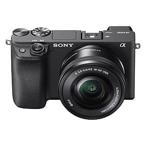 Máy Ảnh Sony Alpha A6400 Body + Lens 16-50mm (Black) - Hàng Chính Hãng