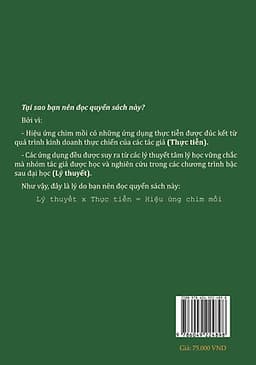 Combo Hiệu ứng chim mồi (tập 1 + 2 - kèm hộp)
