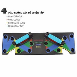 Bộ Dụng Cụ Hít Đất Chống Đẩy 9 in 1 – Dụng Cụ Chống Đẩy - Hít Đất - Chính Hãng miDoctor