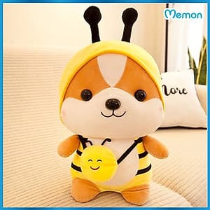 Gấu bông chó Shiba cosplay 25cm cao cấp - Hàng chính hãng Memon - Đồ chơi thú nhồi bông chó Shiba cosplay, Kích thước 25cm, Bông gòn mềm mịn, bền đẹp, dễ sử dụng và an toàn cho trẻ nhỏ.