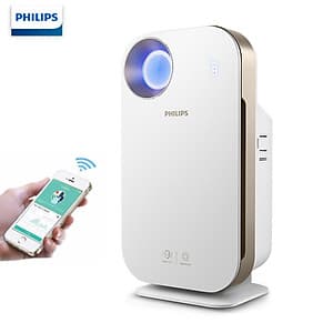 Máy lọc không khí kháng khuẩn nhãn hiệu Philips cao cấp AC4558/00 tích hợp Wifi -Hàng Nhập Khẩu