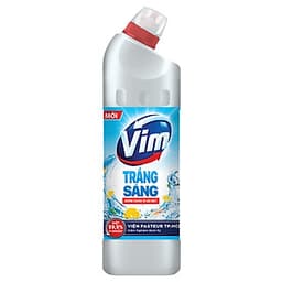 Combo 1 Vim Diệt Khuẩn Fresh Chanh xả 880ml + Viên vệ sinh bồn cầu VIM POWER 5 Vim Block Hương Lavender