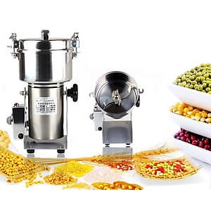 Máy xay bột gỗ, bột thuốc thảo dược siêu mịn loại 1000g/mẻ