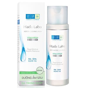 Dung Dịch Dưỡng Ẩm Tối Ưu Dùng Cho Da Dầu Hada Labo Advanced Nourish Hyaluron Lotion (170ml)