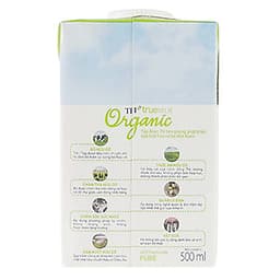 Thùng Sữa Tươi Hữu Cơ TH True Milk Organic (500ml x 12 Hộp)