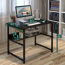 Bàn làm việc 2 tầng 80cm