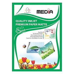 Giấy In Ảnh Media 1 Mặt Bóng A4 115gsm 100 Tờ - Hàng chính hãng