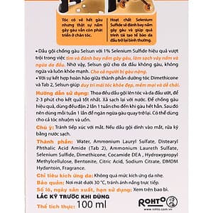 Dầu Gội Hỗ Trợ Trị Gàu Rohto Selsun (100ml)