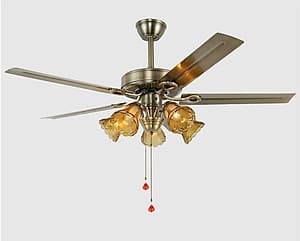 Quạt trần có đèn và điều khiển từ xa trang trí phòng khách, phòng ngủ