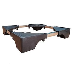 Chân đế máy giặt tủ lạnh inox lõi bê tông nặng 5kg chống rung lắc