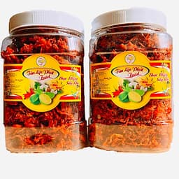 1KG - COMBO 2 HŨ THỊT KHÔ BÒ DẠNG SỢI TÂN LỘC PHÁT - DÙNG TRỘN GỎI