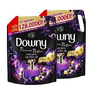 Combo 2 Túi Nước Xả Vải Downy Hương Nước Hoa Huyền Bí (2.3L/ Túi) - Công nghệ nước hoa mới - Lưu hương bền lâu