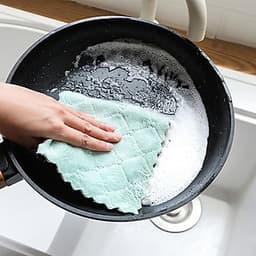 Sét 20 khăn lau 2 mặt siêu thấm- Khăn lau không phai màu không rụng sợi- nhanh khô- Khăn lau bếp, khăn lau kính, lau bát lau tay