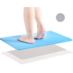 Thảm nhà tắm Royal Ely siêu thấm nước, khô chân nhanh chóng, chống trơn trượt - Hàng chính hãng 