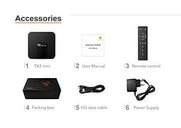 Android Tivi Box TX3 Mini Phiên Bản 2GB Ram Và 16GB Bộ Nhớ Trong, Hệ Điều Hành Android TV, Tìm Kiếm Giọng Nói - Hàng Nhập Khẩu