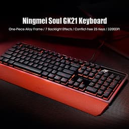 Xiaomi Youpin Ningmei Soul Keyboard and Mouse Combo GK21 Keyboard and GM21Mouse Set Mechanical Gaming Keyboard with LED