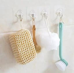 Bộ 25 Móc dán tường, dính tường trong suốt Siêu chắc, siêu chịu lực loại 10kg