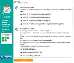 Khóa học GIẢI TÍCH 12 - CƠ BẢN + NÂNG CAO thầy CAO PHI - 09 tháng
