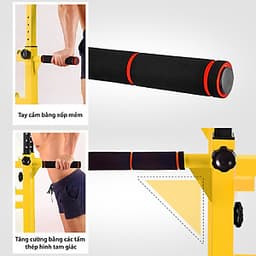 BG Bộ xà đơn, xà kép đa năng  cao 1m9 cao cấp CHINNING DIPPING (hàng nhập khẩu)