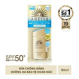 Kem chống nắng dưỡng da dạng sữa bảo vệ hoàn hảo Anessa Perfect UV Sunscreen Skincare Milk SPF 50+ PA++++ 60ml
