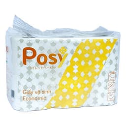 Giấy Vệ Sinh Posy Economic Mới  2 Lớp 12 Cuộn