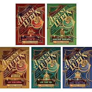 Bộ Hộp Sách Arsène Lupin - Siêu Trộm Hào Hoa (Trọn Bộ 5 Cuốn)