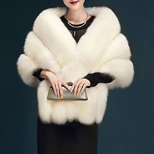 Khăn Choàng Giả Lông Thú Mềm Mại