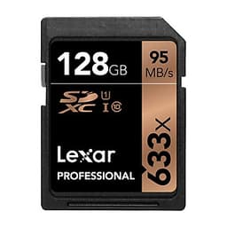Thẻ Nhớ SDXC Lexar Professional 633x 128GB UHS-I 95MB/s LSD128GCB1AP633 - Hàng Chính Hãng