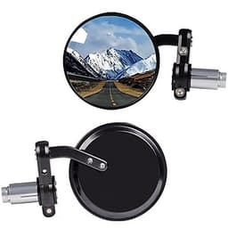 Cặp Gương Chiếu Hậu Xe Máy Cho Xe Harley Davidsons/Suzuki/Honda - Đen