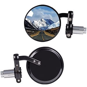 Cặp Gương Chiếu Hậu Xe Máy Cho Xe Harley Davidsons/Suzuki/Honda - Đen