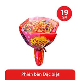 Kẹo Mút Chupa Chups Hương Trái Cây Bó Hoa (19 Que x 10g)