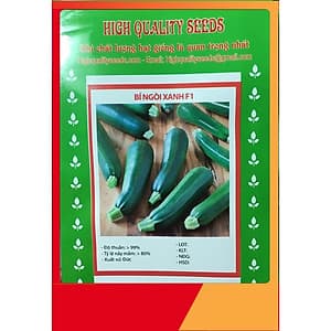 Hạt Giống Bí Ngòi Xanh F1 -Nảy Mầm Cực Chuẩn