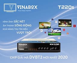 ĐẦU KTS DVB T2 VINABOX T220S THẾ HỆ MỚI 2020 – XEM TRUYỀN HÌNH MIỄN PHÍ- HÀNG CHÍNH HÃNG