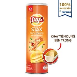 Snack Lay's Stax Thái Vị Tôm Hùm Nướng 105g